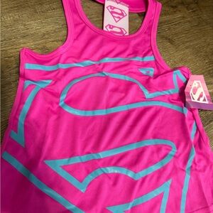 DC Comics Pink and Blue Kids Tank Top